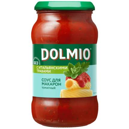 Томатный соус для макарон DOLMIO с итальянскими травами, 400г
