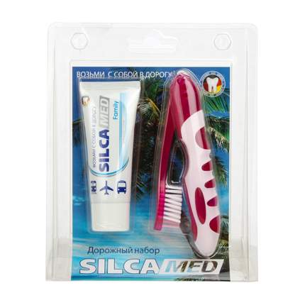 SilcaMed Набор Дорожный зубная паста Family 30 г + зубная щетка Дорожная 1 уп.