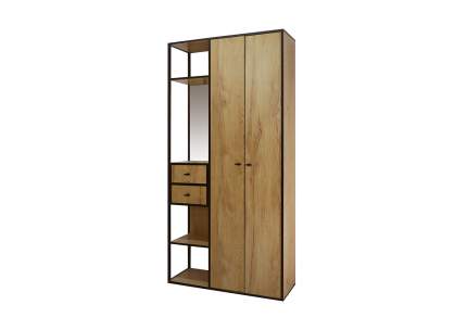Шкаф Ивару Берген 5 Дуб Крафт Золотой 97x35x200 см