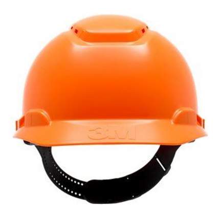 Каска защитная с вентиляцией, стандартное оголовье, оранжевая, ЗМ H-700C-OR