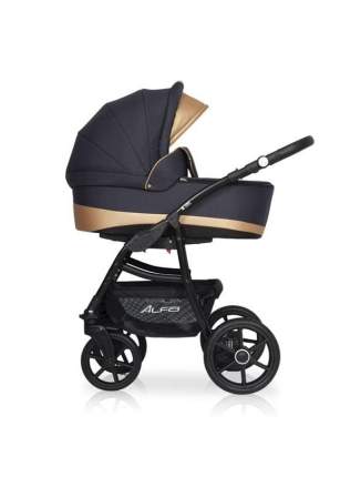 Коляска 2 в 1 Riko Basic Alfa Ecco графит-песочный 02