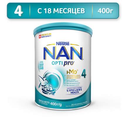 Молочная смесь сухая NAN Optipro 4 от 18 мес. 400 г