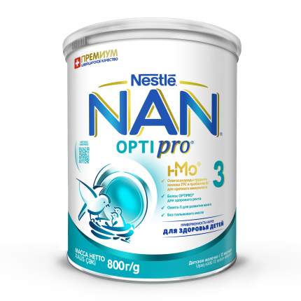 Молочная смесь сухая NAN Optipro 3 от года 800 г