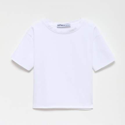 Цвет: белый, Цвет производителя: белый, Материал верха: хлопок; эластан, Тип: футболка   ...