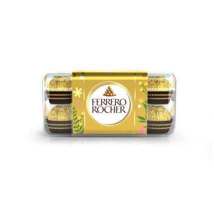 Конфеты Ferrero Rocher премиум, начинка из крема и лесного ореха, 200 г