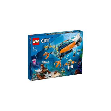 Конструктор LEGO City Подводная лодка исследователя морских глубин, 842 детали, 60379