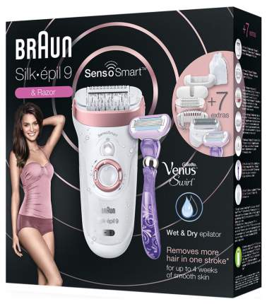 Эпилятор Braun Silk-epil 9 SensoSmart 9/880 купить в официальном магазине  Braun
