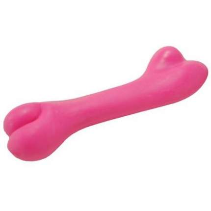 Жевательная игрушка для собак HOMEPET Косточка, голубой, розовый, длина 12.3 см