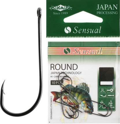 Рыболовные крючки Mikado Sensual Round №10, 10 шт.