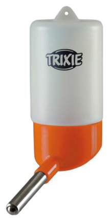 Поилка ниппельная с шариком для грызунов TRIXIE, оранжевый, белый, 100 мл