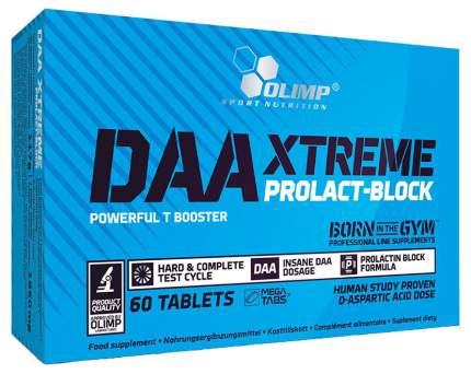 Бустер тестостерона Olimp Daa Xtreme Prolact Block 60 табл. натуральный