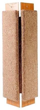 Когтеточка Паладинка Ковровая с пропиткой угловая, в ассортименте, 60х14х14 см