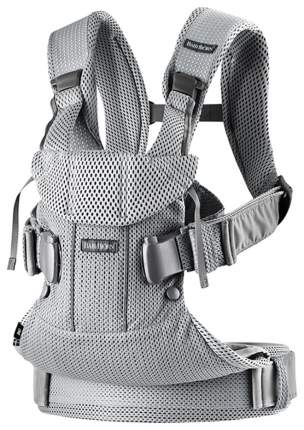 Рюкзак для переноски ребенка BabyBjorn One Mesh Серебряный