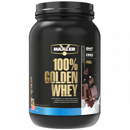 Протеин Maxler Golden Whey, 908 г, rich chocolate