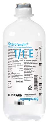 Стерофундин изотонический раствор для инфуз.фл.500 мл 10 шт.