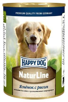 Консервы для собак Happy Dog NaturLine, ягненок, рис, 400г