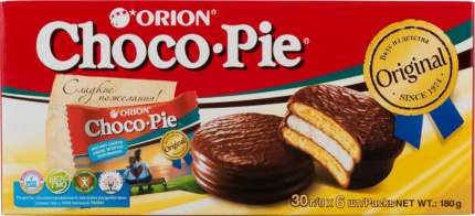 Пирожное сhoco pie Orion 30 г 6 штук