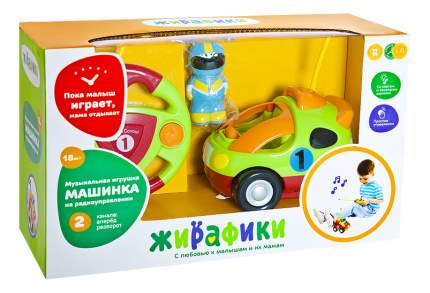 Радиоуправляемая машинка для малыша Жирафики Гонщик