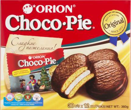 Пирожное choco pie Orion 30 г 12 штук