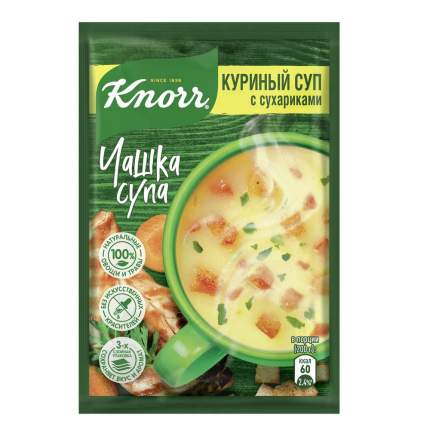 Суп Knorr чашка куриный с сухариками сухая смесь 16 г