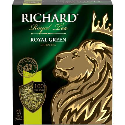 Чай Richard Royal Green зеленый 100 пакетиков