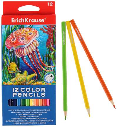 Карандаши цветные ErichKrause 12 сolor pencils