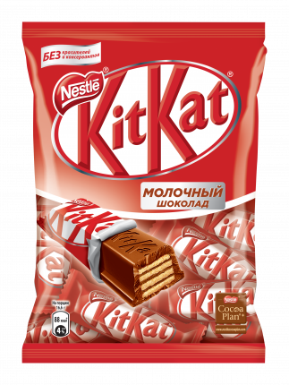 Молочный шоколад Kit Kat с хрустящей вафлей 169 г