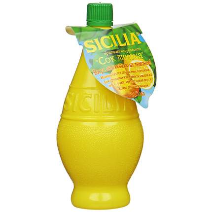 Сок Sicilia лимона приправа 115 мл