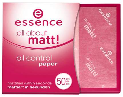 Матирующие салфетки essence All About Matt! Oil Control Paper 50 шт