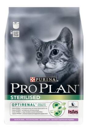 Сухой корм для кошек PRO PLAN Sterilised Optirenal, для стерилизованных, индейка, 1,5кг