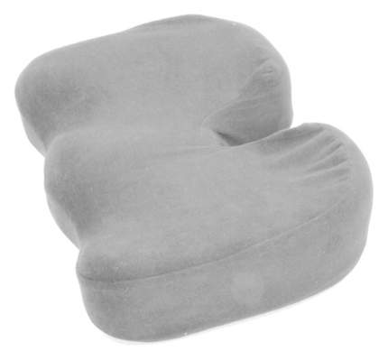 Ортопедическая подушка на стул на сидушку Bradex Про 37х46 см, серый 1 шт