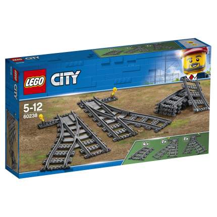 Конструктор LEGO City Trains Железнодорожные стрелки 60238