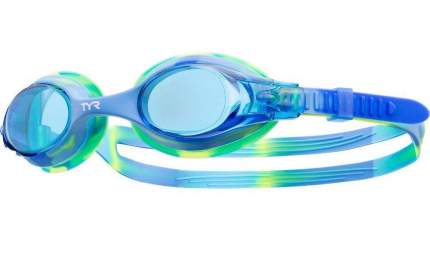 Очки для плавания TYR Swimple Tie Dye 487 blue/green