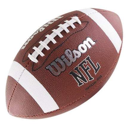 Мяч для американского футбола Wilson NFL Official Bin, коричневый