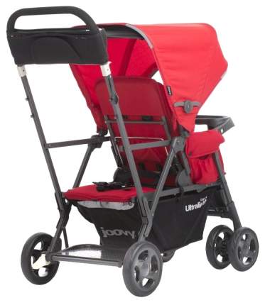 Коляска Caboose Graphite Ultralight красная для двоих детей