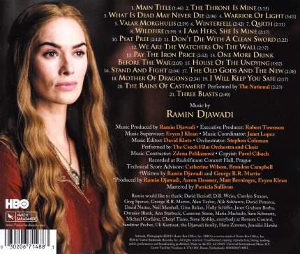 Soundtrack Ramin Djawadi: Game Of Thrones, Season 2 (CD)
