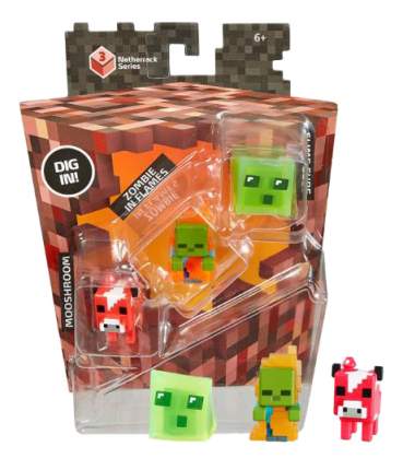Игровой набор Mattel Набор из 3-х Фигурок Minecraft