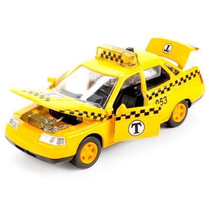Машина Технопарк Lada2110 Такси со световыми и звуковыми эффектами