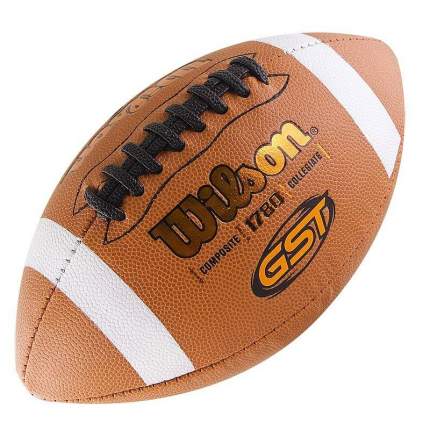 Мяч для американского футбола Wilson GST Official Composite, оранжевый