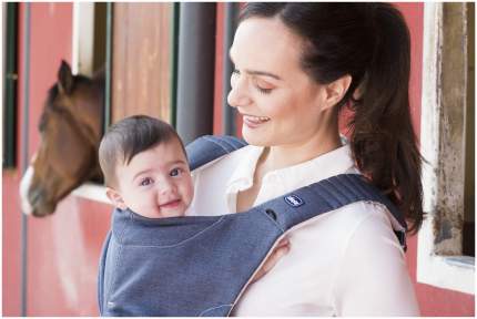 Переноска-кенгуру Chicco Myamaki Complete Denim Cyclamen