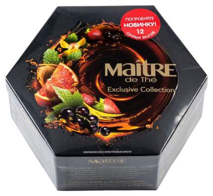 Набор чая Maitre de the exclusive collection 12 вкусов 120 г