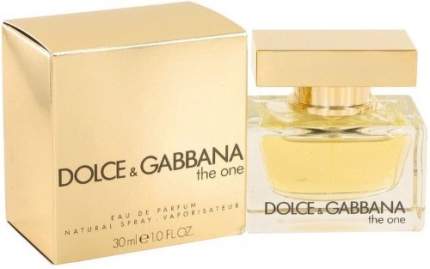 Парфюмерная вода Dolce&Gabbana The One for Woman, 30 мл