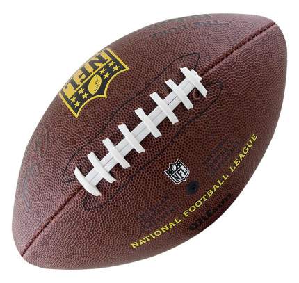 Мяч для американского футбола Wilson NFL Team Logo, коричневый