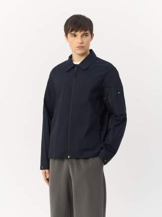 Куртка мужская Tommy Hilfiger Mens Tech Shirt Jacket синяя L