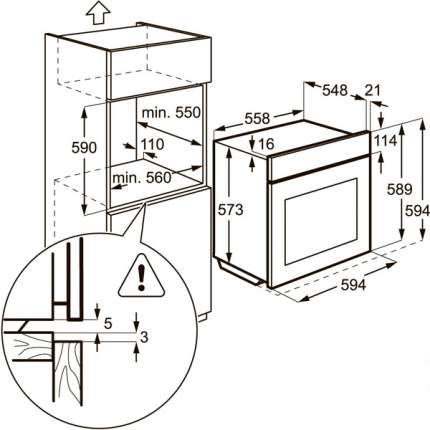 Газовый духовой шкаф zanussi zog511211w