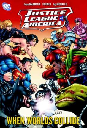 Графический роман Justice League of America: When Worlds Collide