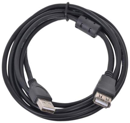 Кабель Gembird USB A-USB A, M-F 1,8м Black (CCF-USB2-AMAF-6)