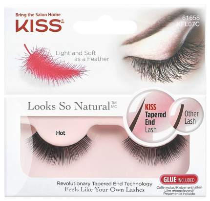 Накладные ресницы KISS Looks so Natural Eyelashes Hot (KFL07C) 2 шт