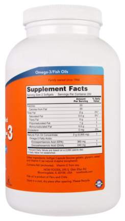Omega-3 NOW капсулы 500 шт.