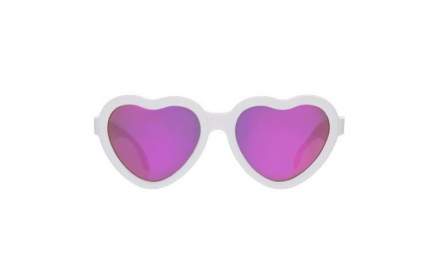 Солнцезащитные очки Babiators Hearts Sweethearts Белые, Розовые зеркальные 3-5 лет